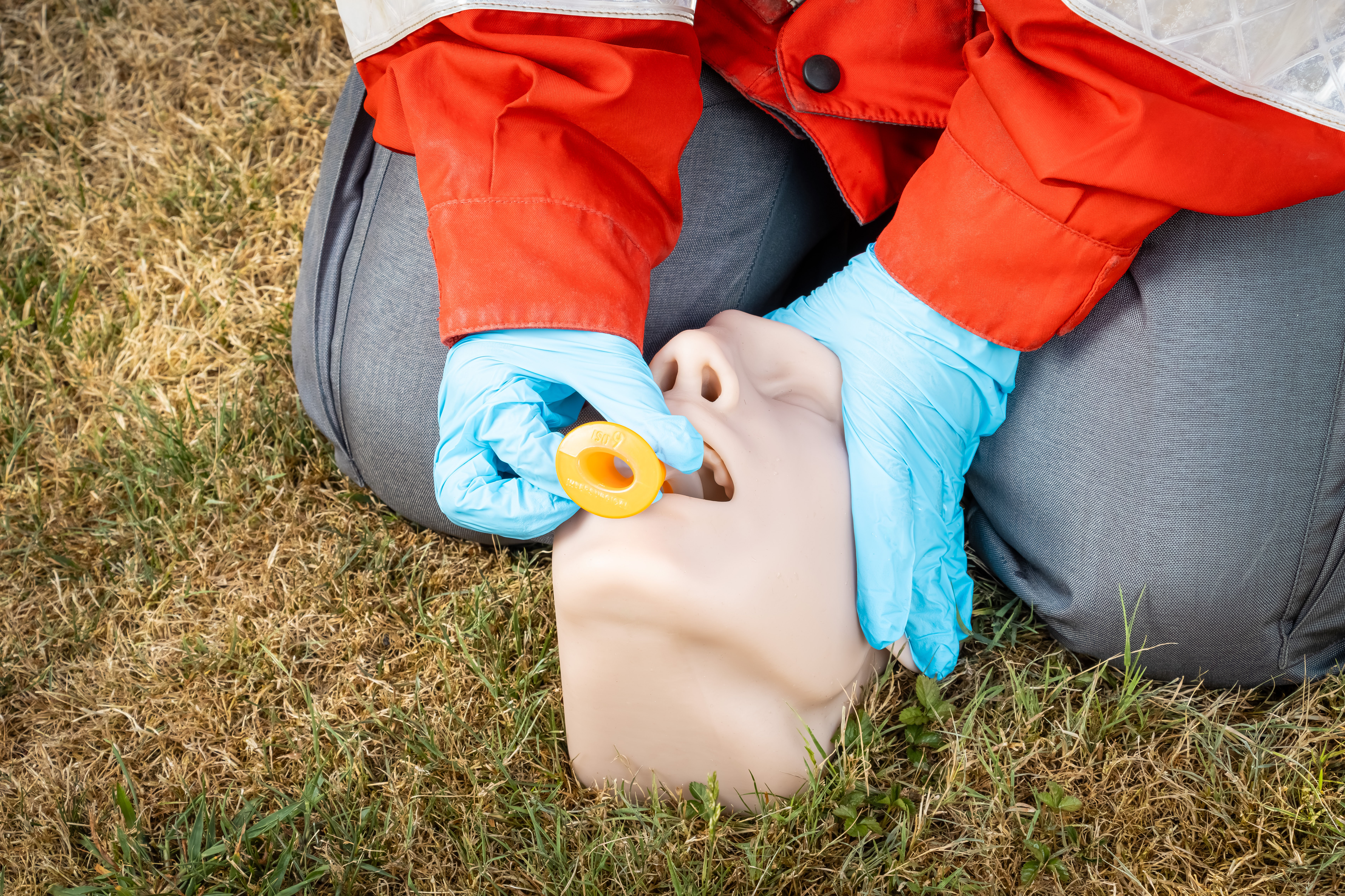 Airway-Trainer "Airway Alex" Guedel Tubus action