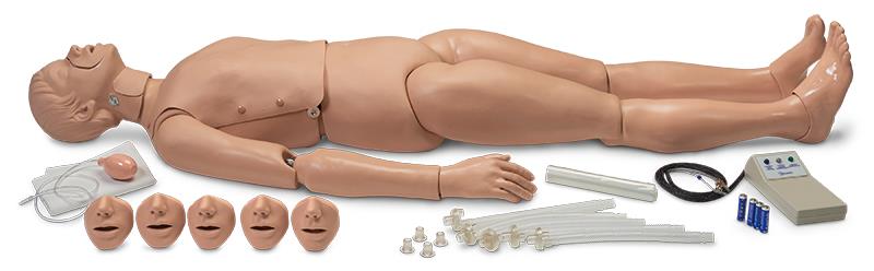 Full body CPR/Trauma Manikin with light indicator