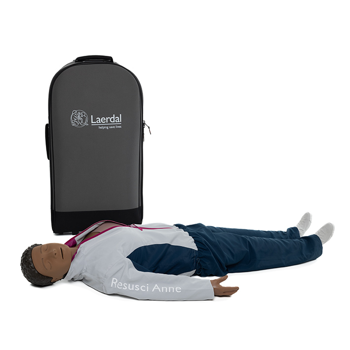 Resusci Anne QCPR full body AED, dark skin tone