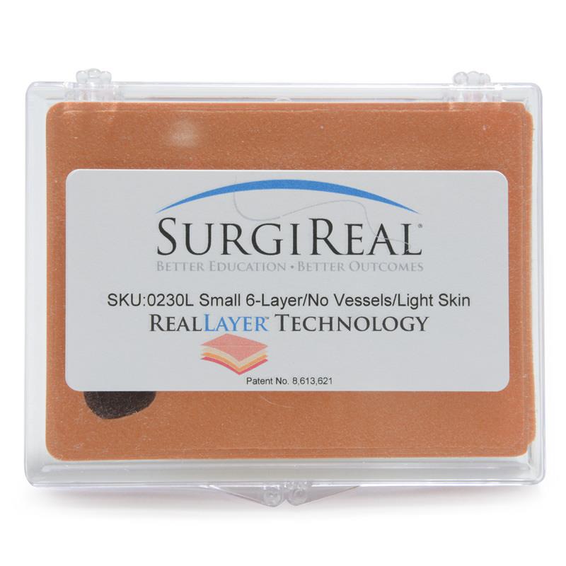 6-Layer Subcuticular Simulated Tissue Light Skin