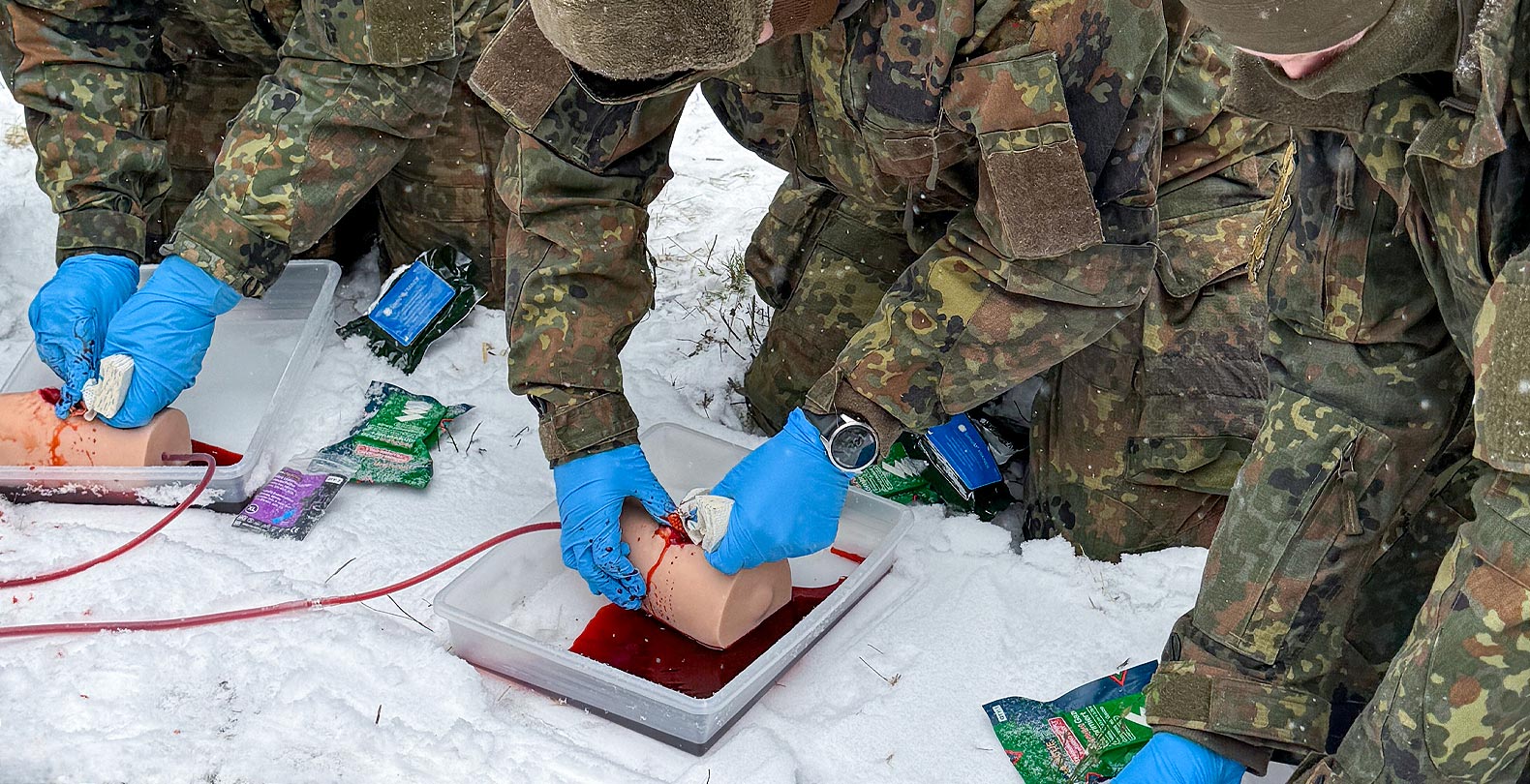 Blutsbrüder - Wound Packing Trainer Set - 4 Modelle