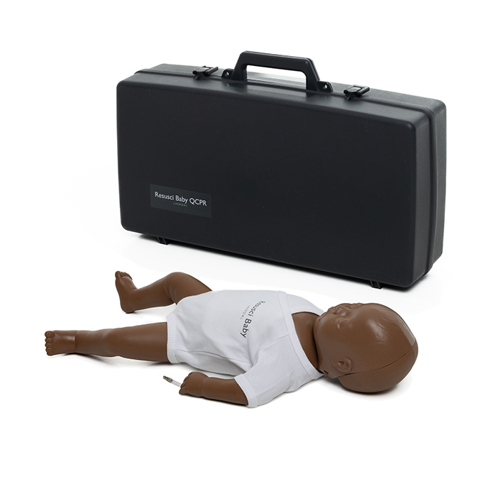 Resusci Baby QCPR, App compatible, dark skin