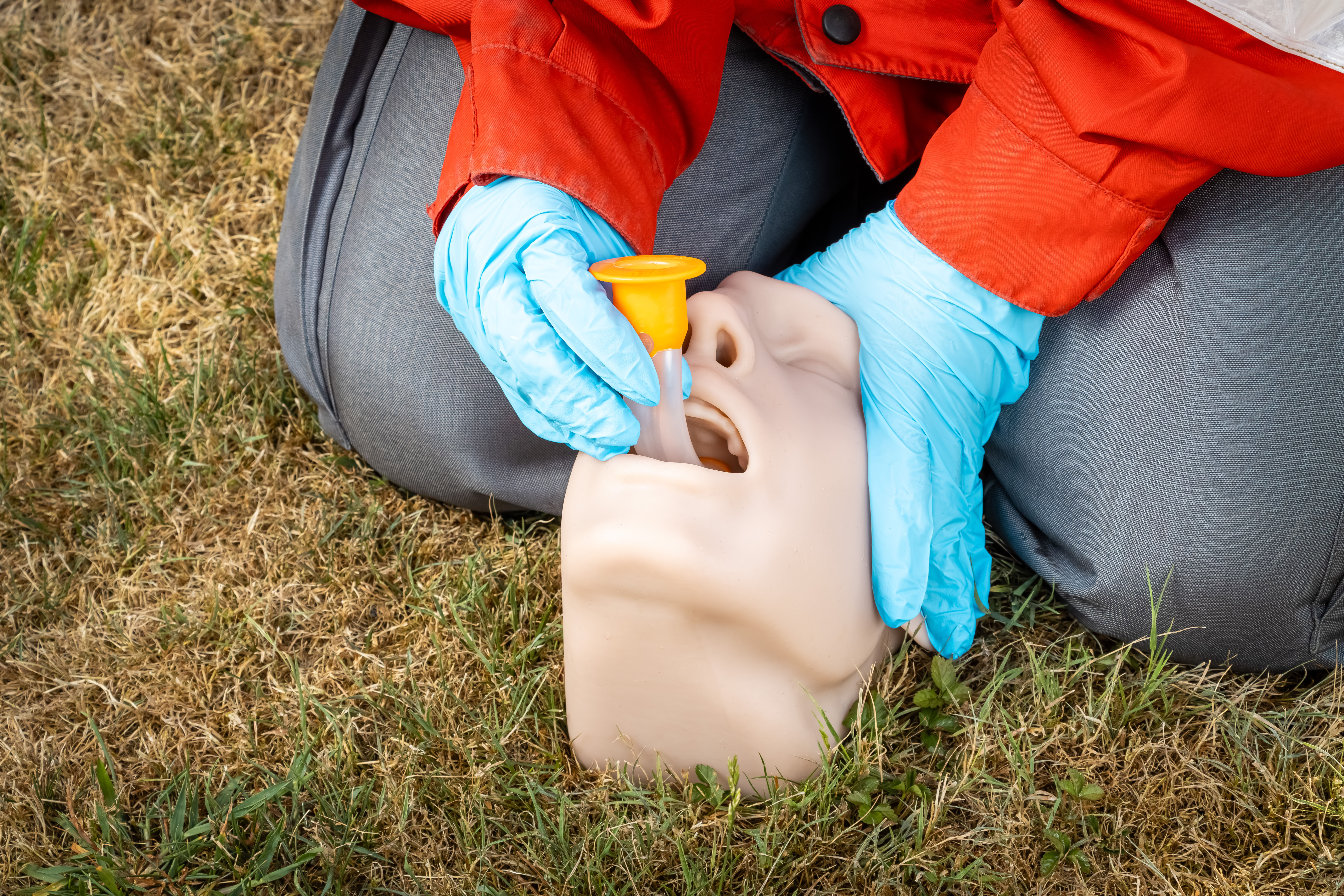 Airway-Trainer "Airway Alex" Guedel Tubus action