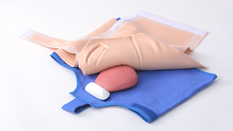 Modèle d'entraînement à la palpation de l'utérus post-partum (modèle à enfiler)