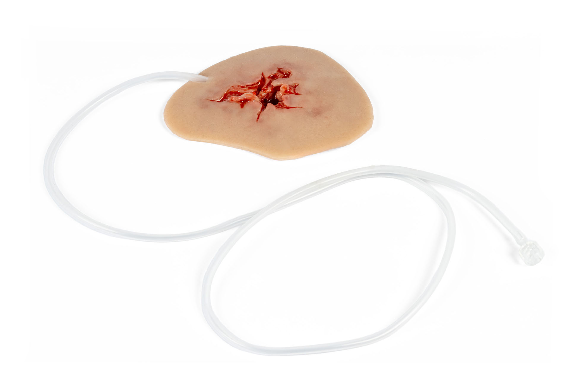Wound Moulage Groin Injury with Bleeding Feature