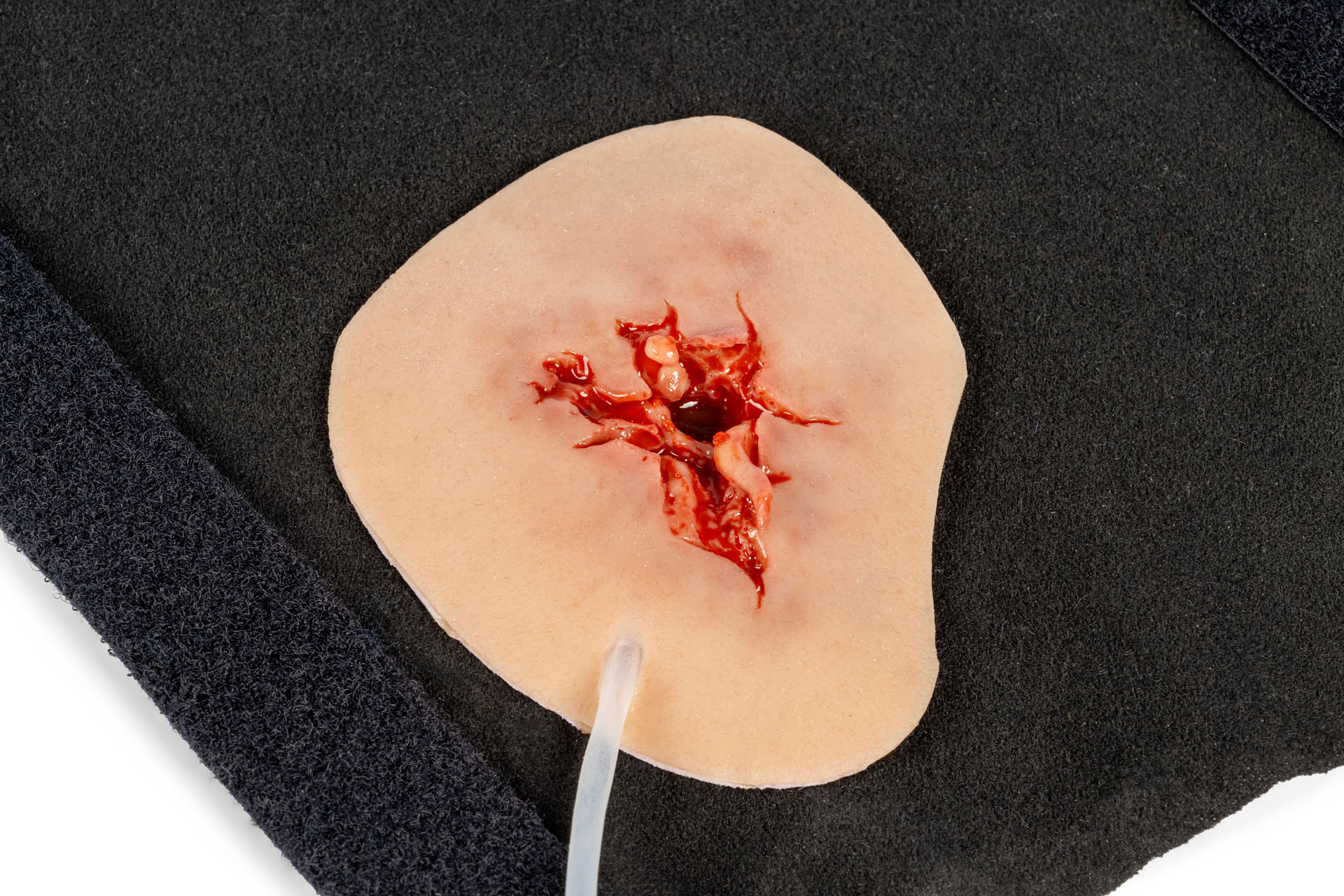 Wound Moulage Groin Injury with Bleeding Feature