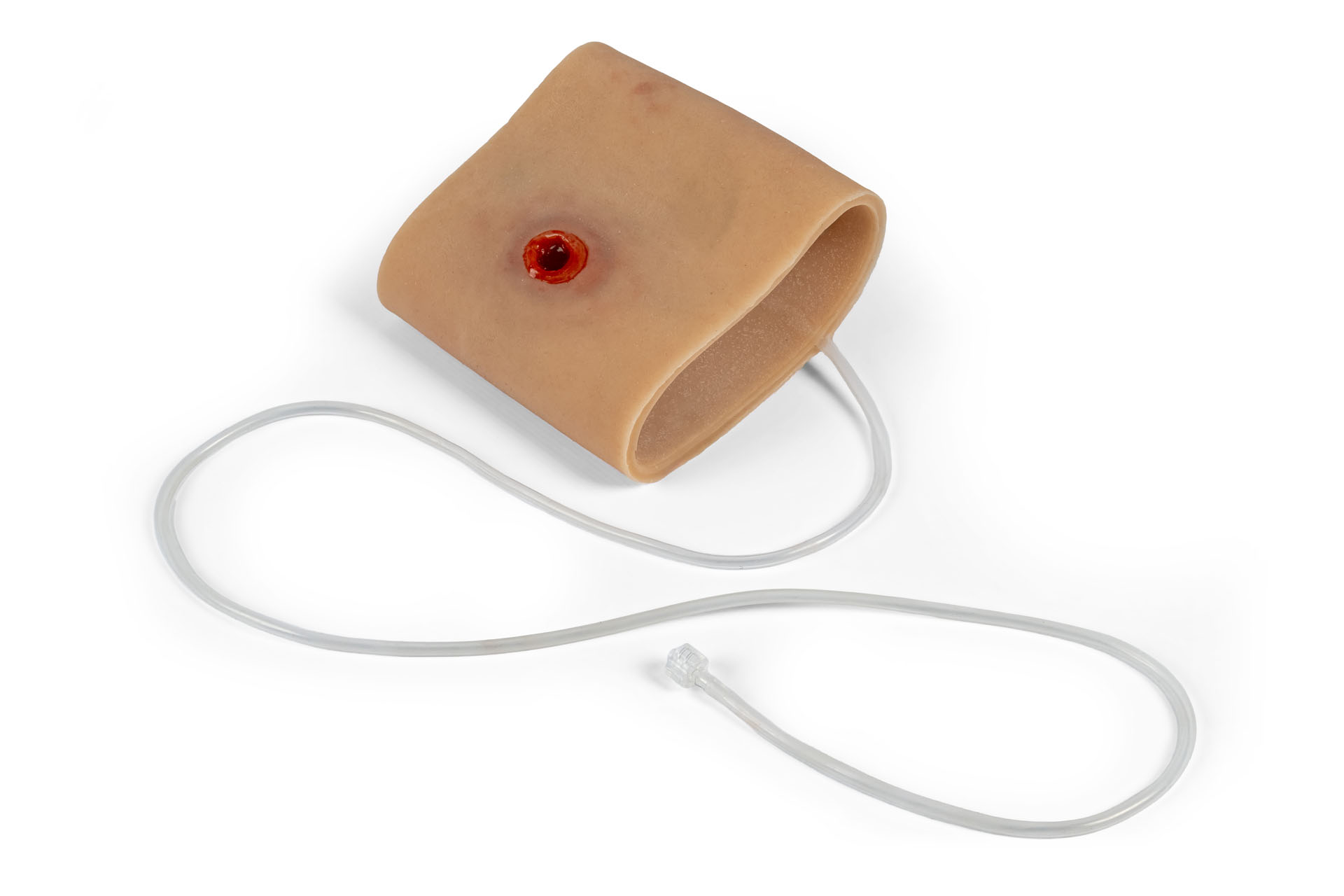 Wound Simulation Sleeve: Arm Gunshot Wound with Bleeding Function