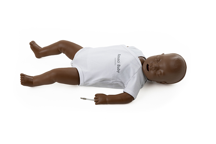 Resusci Baby QCPR, App compatible, dark skin