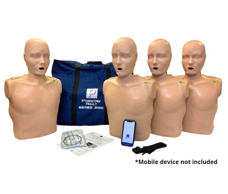 Prestan 2000 CPR torso with feedback app, 4-pack